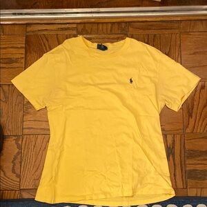 Polo by Ralph Lauren Men's Yellow T-Shirt